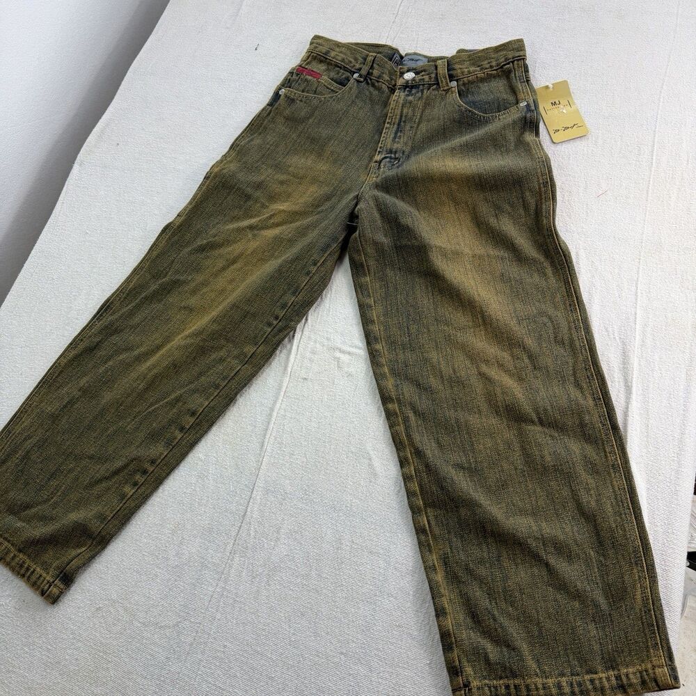 B Boy Jeans Boot Cut Relaxed Carpenter Jeans Denim Size 9/10 Measurements In Pic